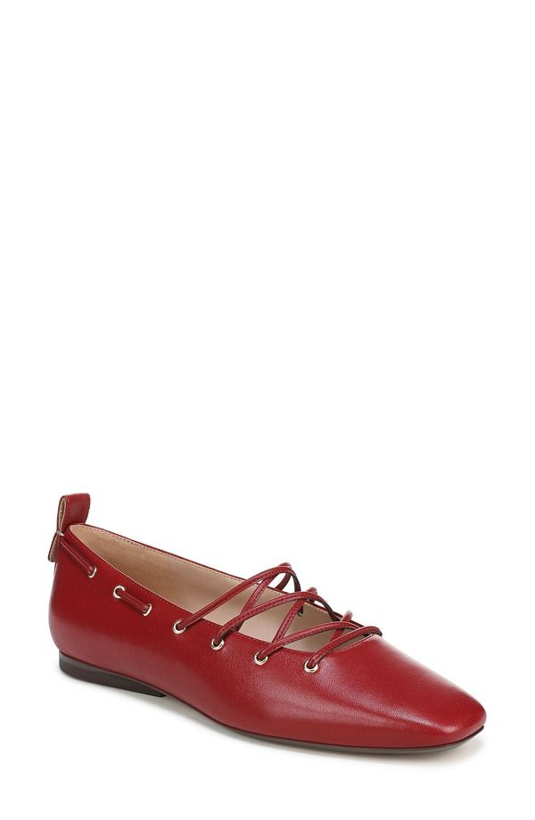 27 エディット ナチュラライザー レディース シューズ パンプス 27 EDIT Naturalizer Carla Ghillie Flat Hearts Flame Red レッド