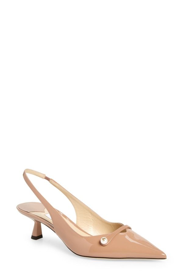 ジミーチュー レディース シューズ パンプス Jimmy Choo Amita Pointed Toe Slingback Pump Ballet Pink ピンク