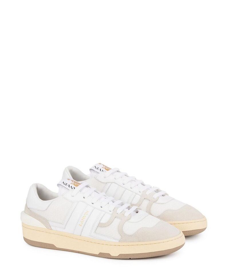 ランバン メンズ シューズ スニーカー メッシュ Lanvin Unisex Clay Mesh Sneakers White ホワイト