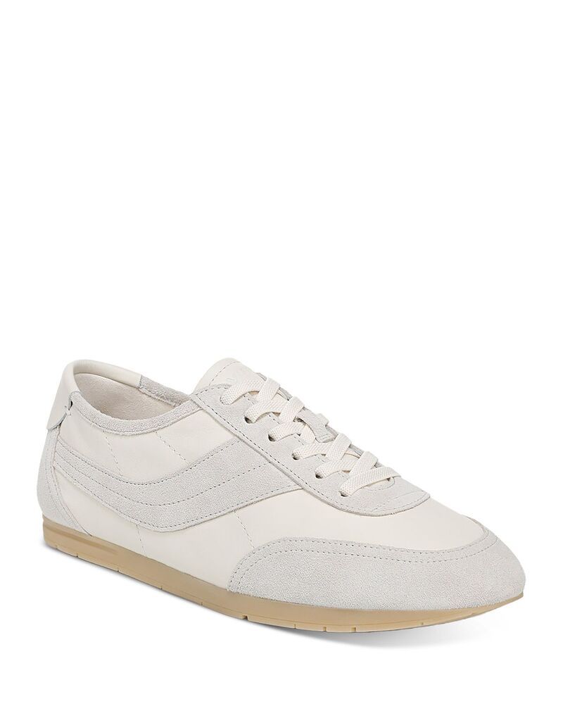 ヴィンス レディース シューズ スニーカー スエード Vince Womens LA Runner Suede Slip On Sneakers Horchata