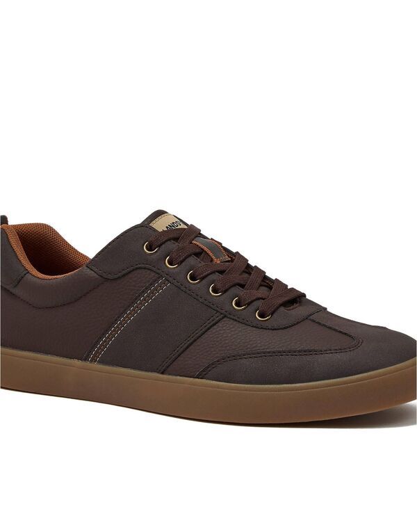 ランズエンド メンズ シューズ スニーカー Lands End Mens Tribeca Low Top Sneakers Deep chocolate チョコレート