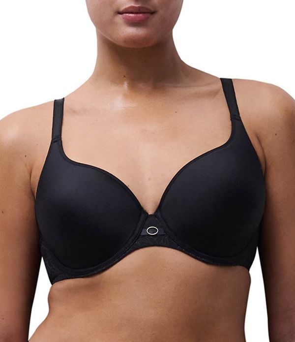 シャントル レディース アンダーウェア ブラジャー Chantelle Belle Lightweight Plunge Spacer Bra Black ブラック