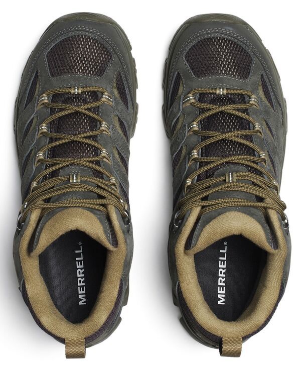 メレル メンズ シューズ ブーツ・レインブーツ Merrell Mens Moab 3 Mid Waterproof Hiking Boots BlackBeluga ブラック