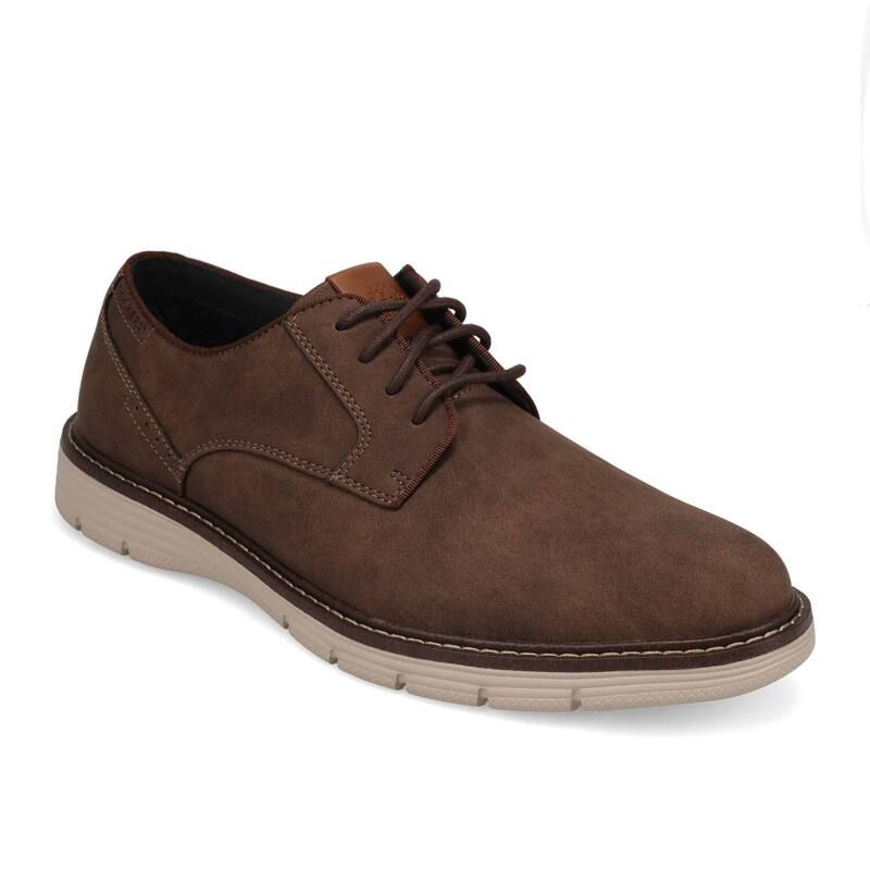ドッカーズ レディース シューズ オックスフォード レース Dockers Emil Mens Brushed LaceUp Oxfords Dark Brown Taupe ブラウン