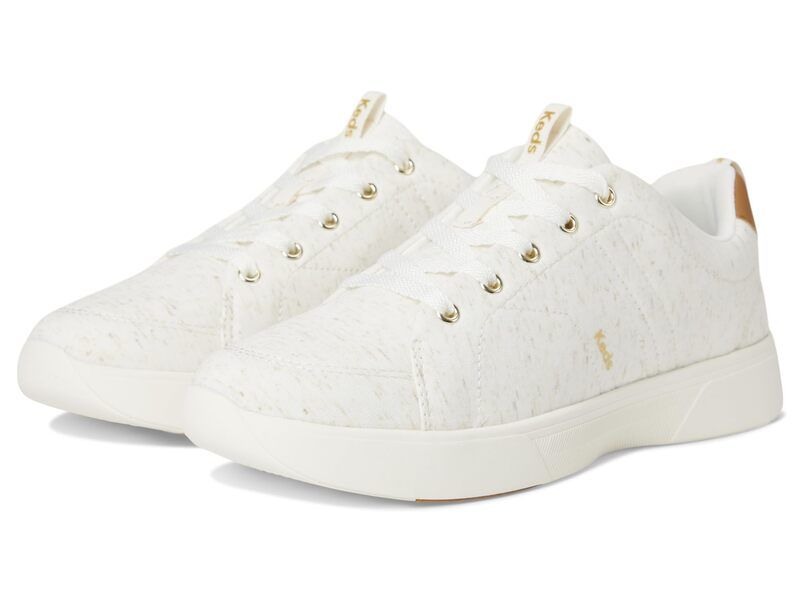 ケッズ レディース シューズ スニーカー レース Keds BlissWalk LaceUp Cream Speckle Jersey クリーム