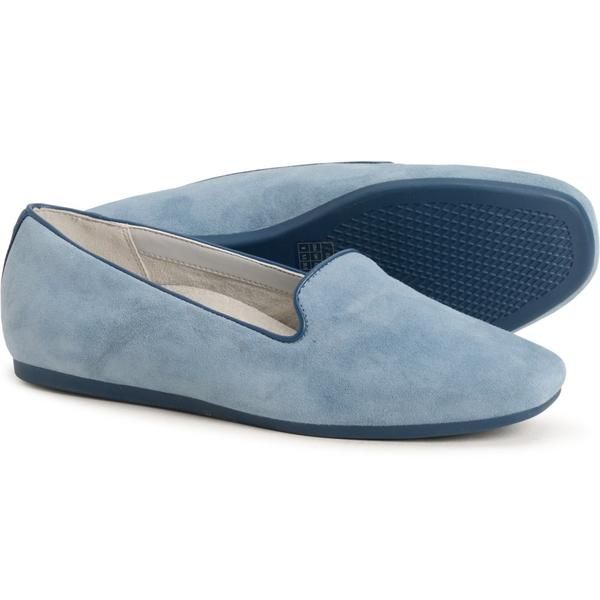 バイオニック レディース シューズ スニーカー スエード ローファー Vionicoral Venetian Loafers Suede Wide Width For Women Vintage Blue ブルー