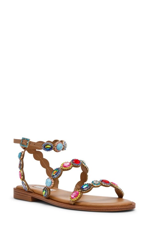 スティーブ マデン レディース シューズ サンダル アンクル Steve Madden Tawnie Ankle Strap Sandal Bright Multi マルチカラー