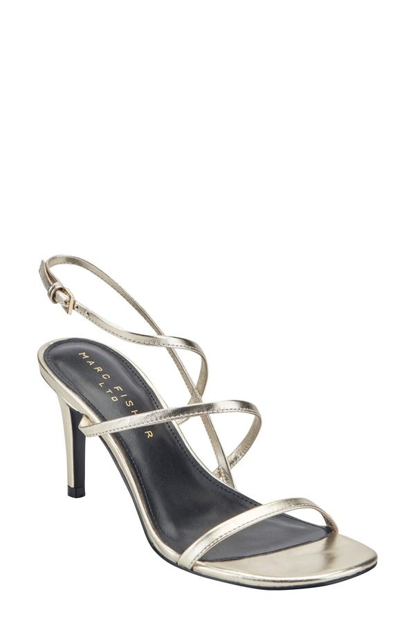 マーク・フィッシャー レディース シューズ ヒール サンダル Marc Fisher LTDenzi Slingback Sandal Gold ゴールド