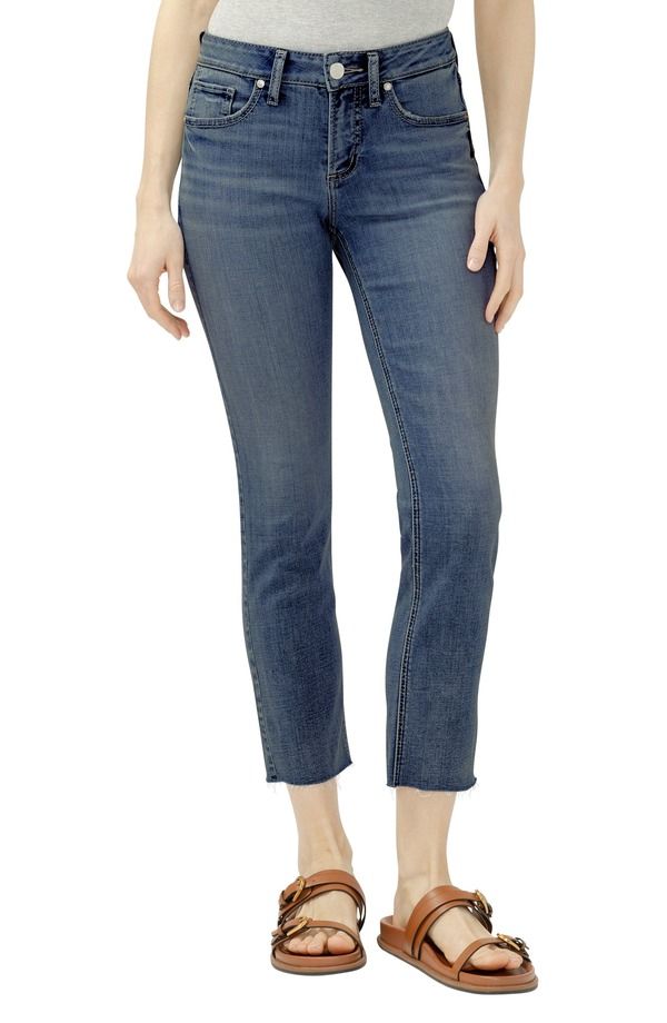 シルバー ジーンズ レディース ボトムス カジュアルパンツ Silver Jeans Co Suki Crop Skinny Jeans Orlando