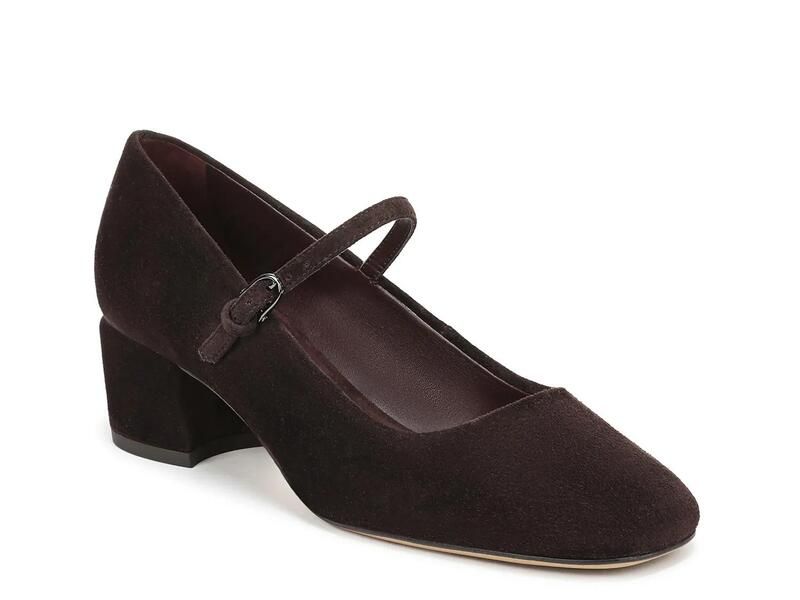 フランコサルト レディース シューズ パンプス Franco SartoDavi Mary Jane Pump Dark Brown Suede ブラウン