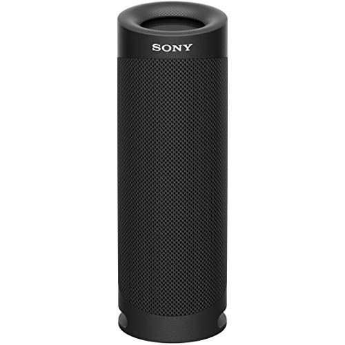 ソニー(SONY) ワイヤレスポータブルスピーカー SRS-XB23 : 防水/防塵/防錆/Bluetooth/PCスピーカーにも /2台つなげてステレオペア可能/ 重低音モデル/マイク付き/ 最大12時間連続再生 2020年モデル / ブラック SRS-ｍａ