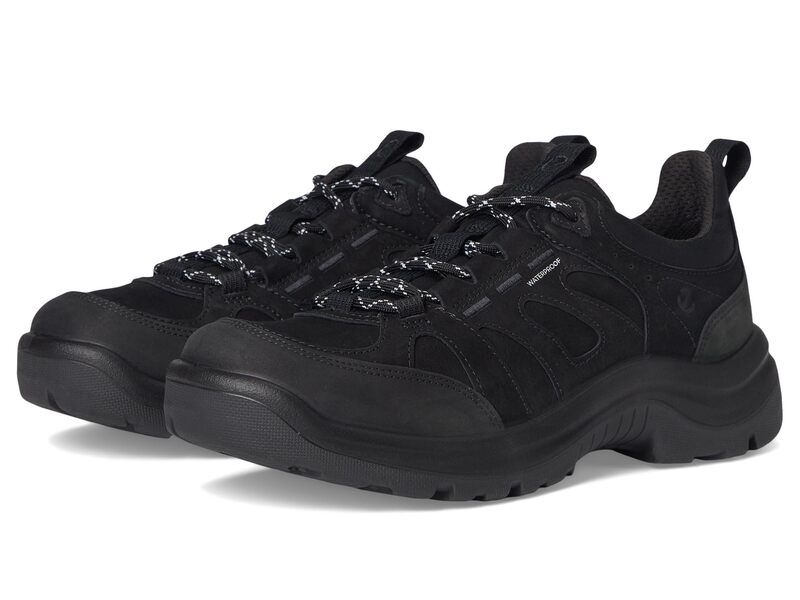 エコー レディース シューズ ブーツ・レインブーツ レザー ECCO Sport Offroad Leather Waterproof BlackBlack ブラック