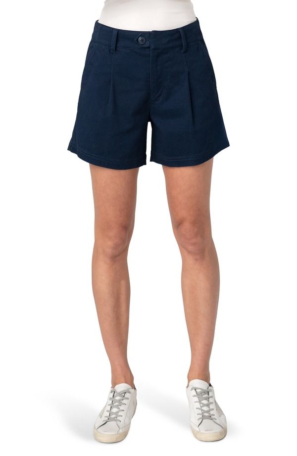 リヴァプール ロサンゼルス レディース ボトムス ハーフパンツ・ショーツ プリーツ ショートパンツ Liverpoolos Angeles Pleated Trouser Shorts Deep Midnight
