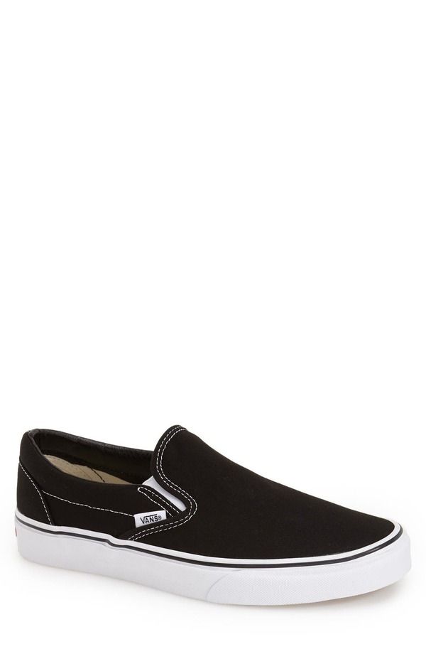 バンズ メンズ シューズ スニーカー Vans Classic SlipOn Sneaker Black ブラック
