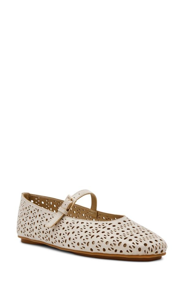 アンクライン レディース シューズ パンプス Anne Klein Connie Mary Jane Flat Light Gold ゴールド