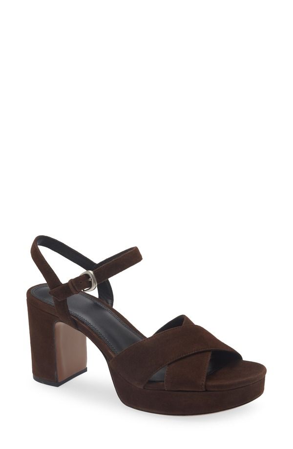 ヴィンス レディース シューズ ヒール プラットフォーム サンダル アンクル Vincerickankle Straplatform Sandal Cacao Brown ブラウン