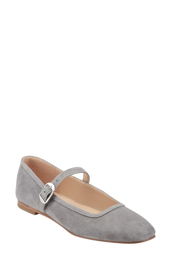 マーク・フィッシャー レディース シューズ パンプス Marc Fisher LTD Garissa Mary Jane Flat Medium Gray グレー