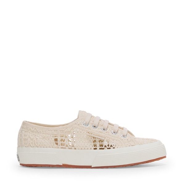 スペルガ レディース シューズ スニーカー Superga 2750 Crochet Sneakers Beige Raw Braid Avorio ベージュ
