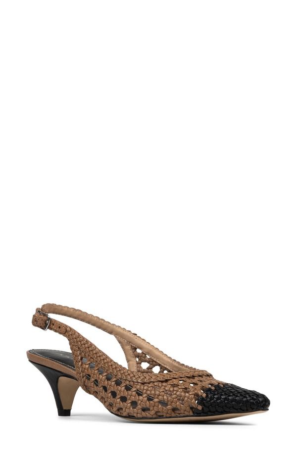 ドナルドプリネール レディース シューズ パンプス Donald Pliner Slingback Pointed Toe Pump Tobacco