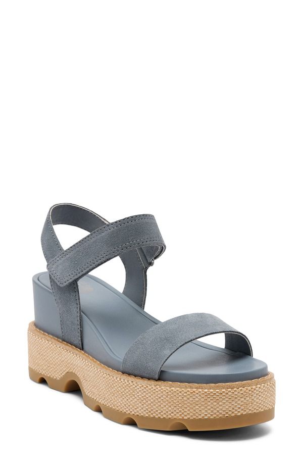 ソレル レディース シューズ パンプス サンダル SOREL Joanie IV Y Strap Wedge Sandal Grey Ash Gum 16 グレー