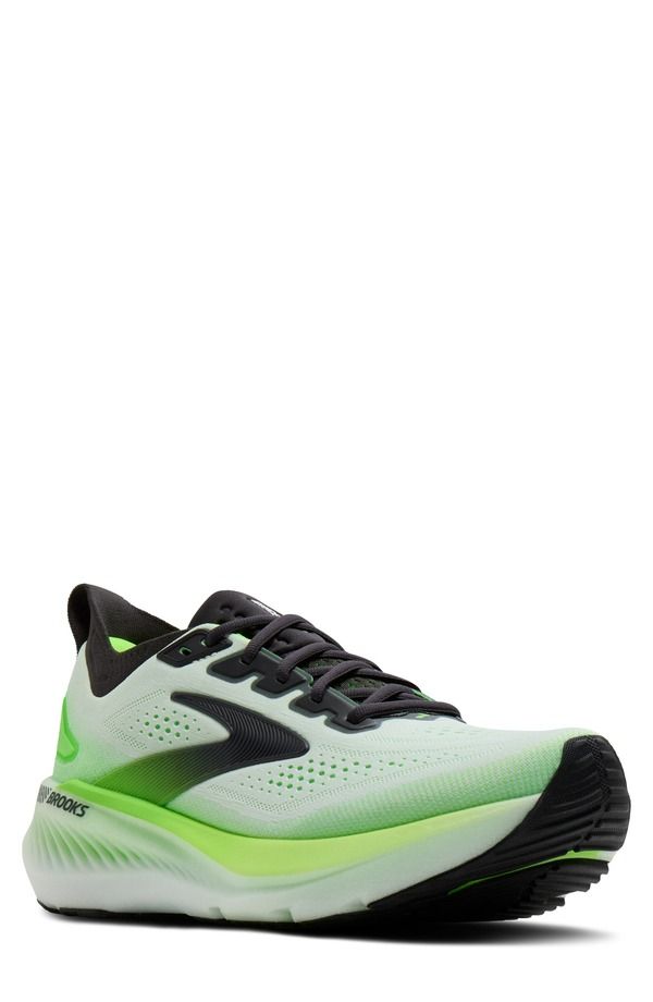 ブルックス メンズ シューズ スニーカー Brooks Glycerin GTS 23 Running Shoe White Phantom Green Gecko ホワイト