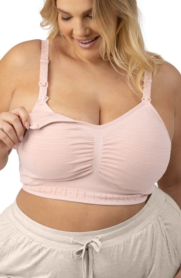キンドリッド ブレイブリー レディース アンダーウェア ブラジャー Kindred Bravely Busty Sublime HandsFree Pumping Nursing Bra Sizing Options from EH Cupink Heathe