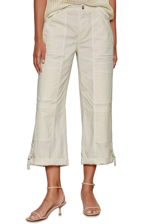 サンクチュアリー レディース ボトムス カジュアルパンツ カーゴパンツ コットン Sanctuary Angelstretch Cotton Cargo Pants Washed Lemon Yellow イエロー