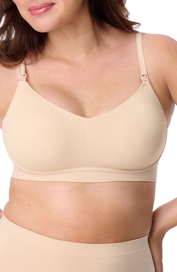 マザーフッドマタニティー レディース アンダーウェア ブラジャー MOTHERHOOD MATERNITY Motherhood Womens Maternity Wireless Micro Nursing Bra Essential Nude 8,125円