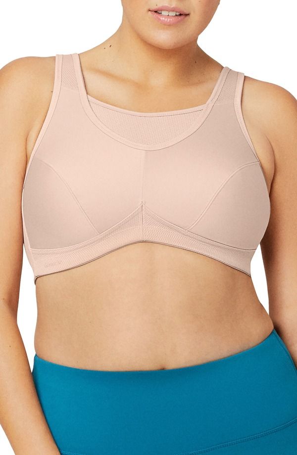 グラマライズ レディース アンダーウェア ブラジャー Glamorise NoBounce Camisole Sports Bra Light Brown ブラウン