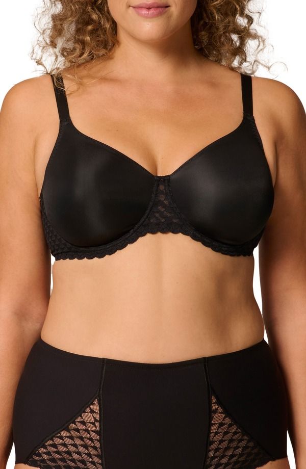 シモーヌペレール レディース アンダーウェア ブラジャー ミニ Simone Perele Subtile Underwire Minimizer Bra Black ブラック