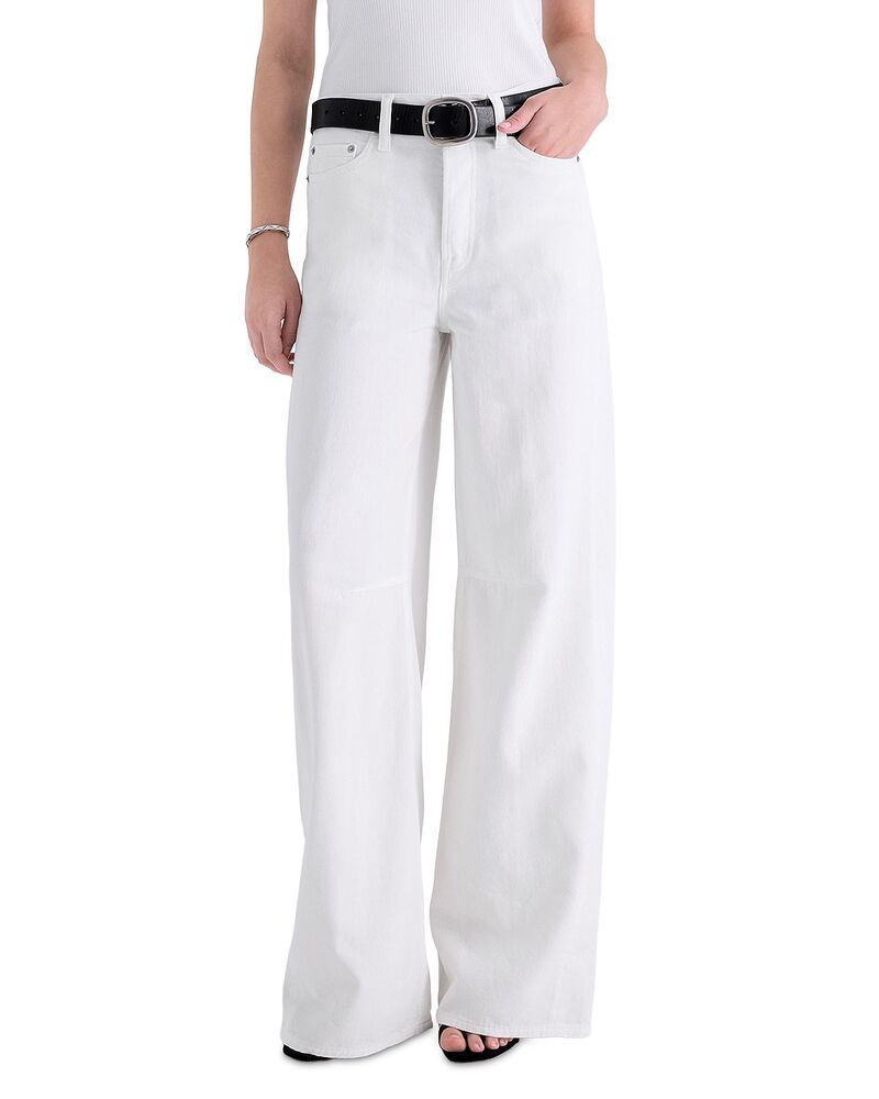 ピストーラ レディース ボトムス デニムパンツ ワイドレッグ ジーンズ Pistola Sydney High Rise Wide Leg Jeans in Egret