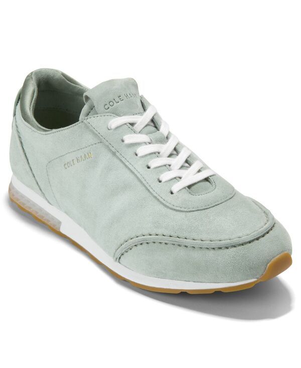 コールハーン レディース シューズ スニーカー レース Cole Haan Womens Runner Energyweave LaceUp Sneakers Lily Pad SuedeSatin