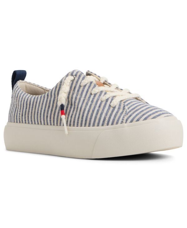 スペリー レディース シューズ スニーカー レース Sperry Womens Cove LaceUp Sneakerstriped Navy ネイビー
