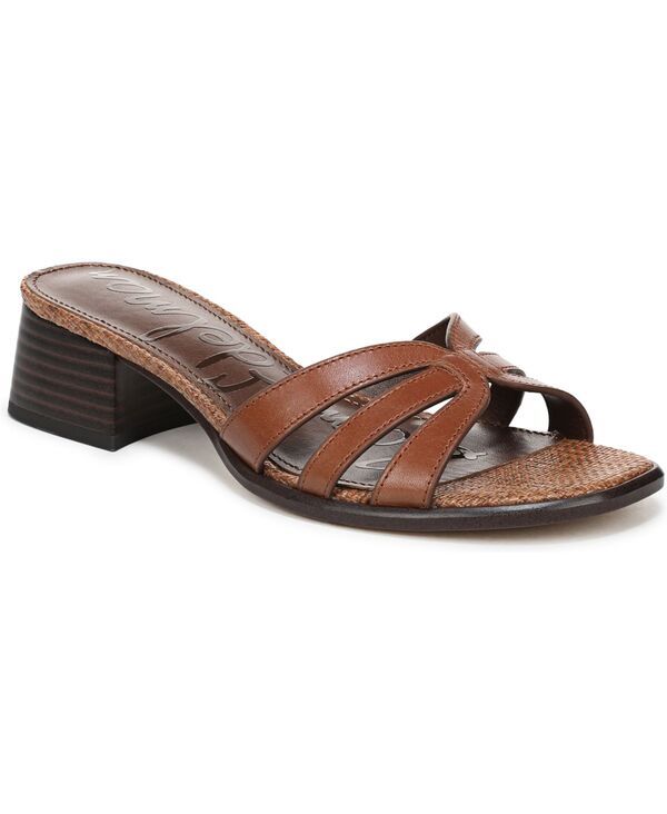 サムエデルマン レディース シューズ サンダル Sam Edelman Womens Farrin Slide Sandals Rich Cognac Leather