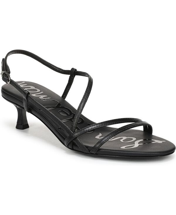 サムエデルマン レディース シューズ サンダル Sam Edelman Womens Cora Open Toe Dressandals Black Leather ブラック