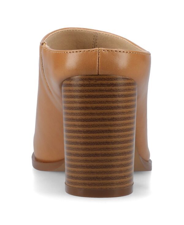 ジュルネ コレクション レディース シューズ パンプス ヒール Journee Collection Womens Kendra Block Heel Mules Tan タン