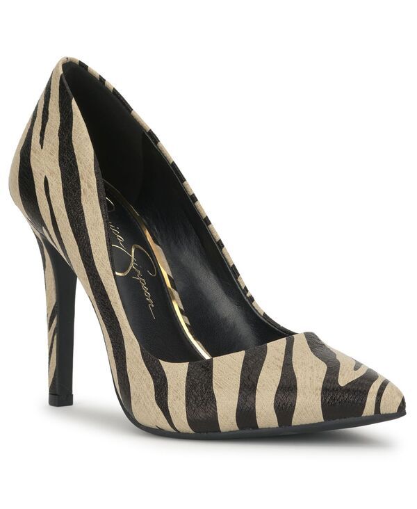 ジェシカシンプソン レディース シューズ パンプス ヒール Jessica Simpson Womens Cassani Pointed Toe Higheel Pumps Bone Combo Zebra アニマル