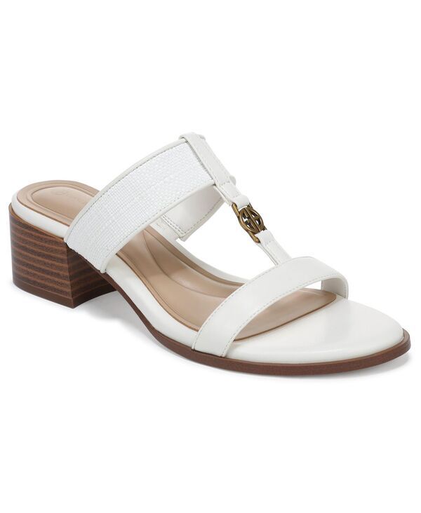 ジャーニ ベルニーニ レディース シューズ サンダル ヒール Giani Bernini Womens Ciaraa Stacked Block Heel Dressandals White Linen ホワイト