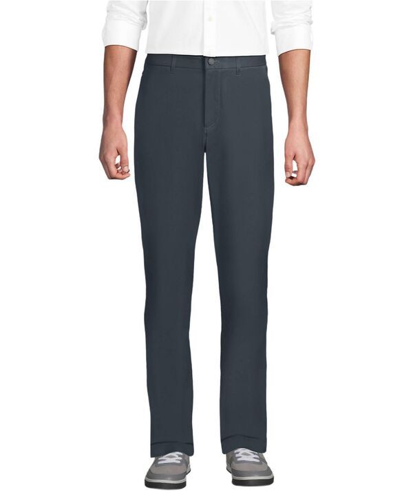 ランズエンド メンズ ボトムス カジュアルパンツ Lands End Mens Classic Fit Performance Pant Steel gray グレー