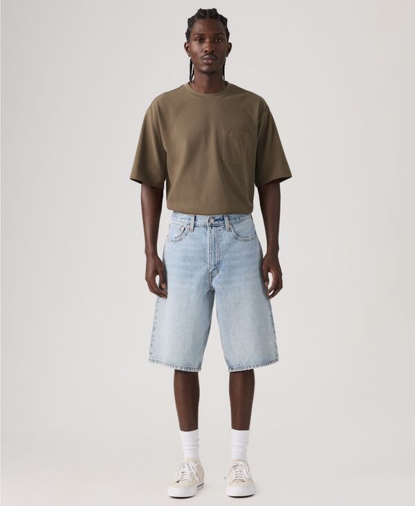リーバイス メンズ ボトムス ハーフパンツ・ショーツ ショートパンツ ローライズ Levis Mens 470 LowRise 14 Baggy Shortsunrise Morning