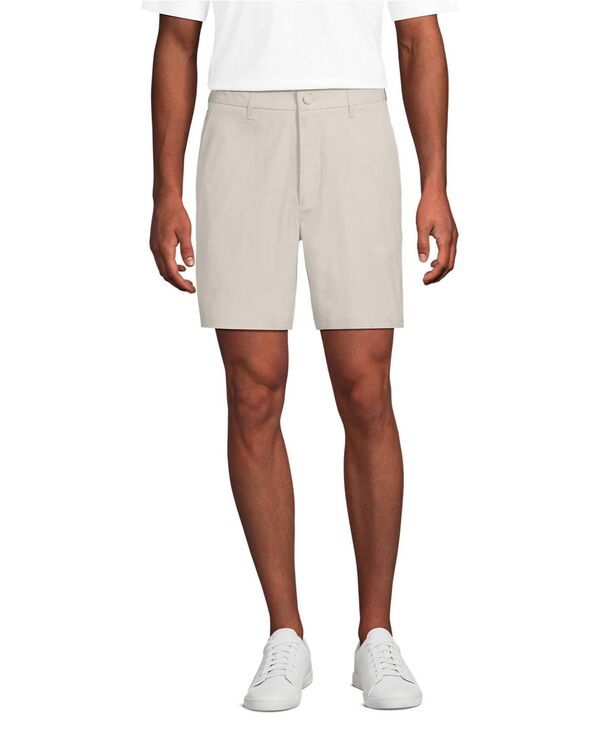 ランズエンド メンズ ボトムス ハーフパンツ・ショーツ Lands End Mens 7 Performance Short Light stone ストーン
