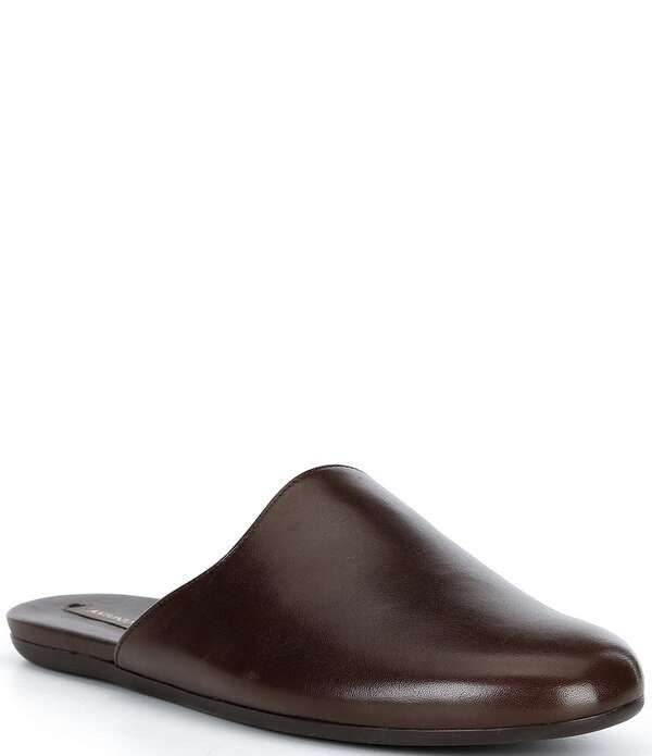 アントニオ メラーニ レディース シューズ パンプス レザー Antonio Melani Selina Leather Slip On Flat Mules Groundcoffee