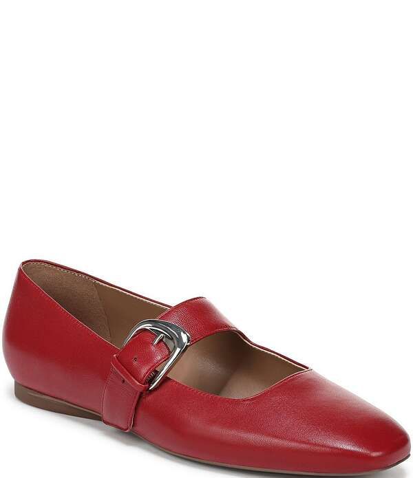ナチュライザー レディース シューズ パンプス レザー Naturalizer Cosmic Leather Mary Jane Flats Heartflame Red レッド