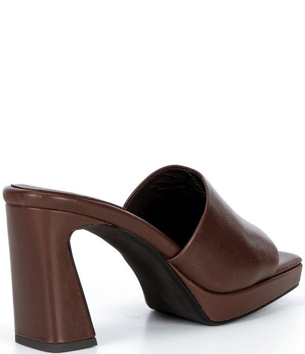 ジェフリー キャンベル レディース シューズ サンダル レザー ヒール Jeffrey Campbell Dress Code Leather Higheel Banded Slide Sandals brown ブラウン