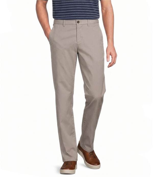 ラウンドトゥリーアンドヨーク メンズ ボトムス カジュアルパンツ Roundtree Yorke Straight Fit Solid Twill Pants Taupe トープ