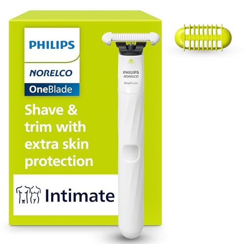 Philips Norelco OneBlade ユニ 親密な陰部&パーソナルボディグルーマー&トリマー、QP1924/70ｍａ