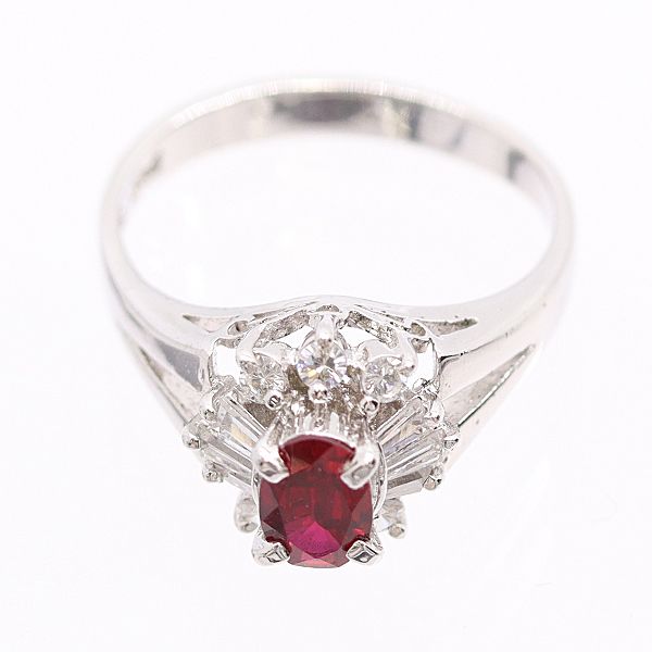 美品 デザインリング ルビー SV925 2.5ｇ アクセサリー ジュエリー 2000000 NSK KMT