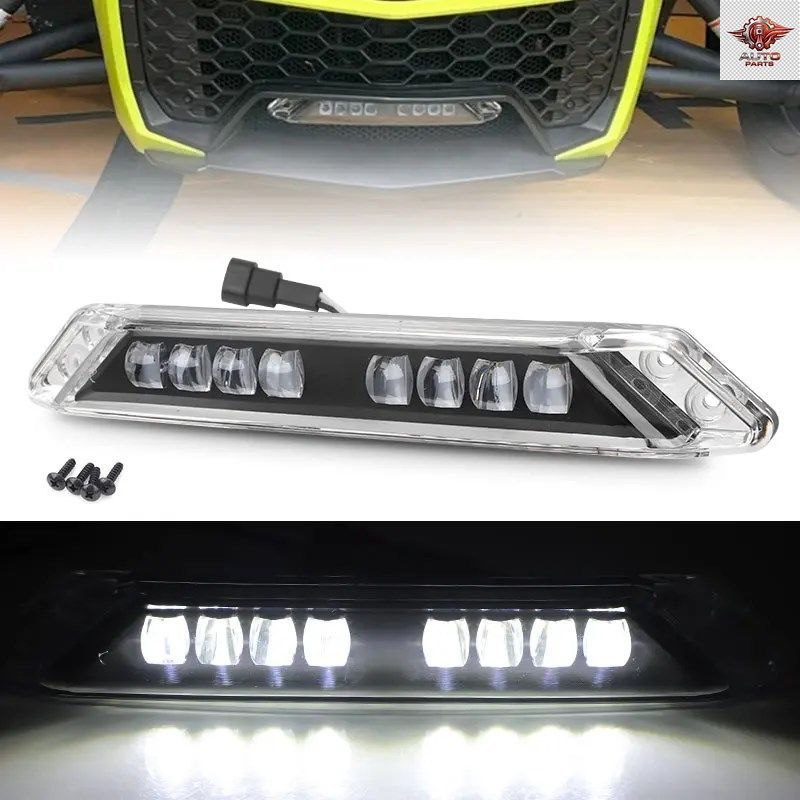 LEDデイタイムランニングライト 12V DRL CAN-AM CAN AM 600 900 2019 - 23 フロントバンパー補助ライトバー