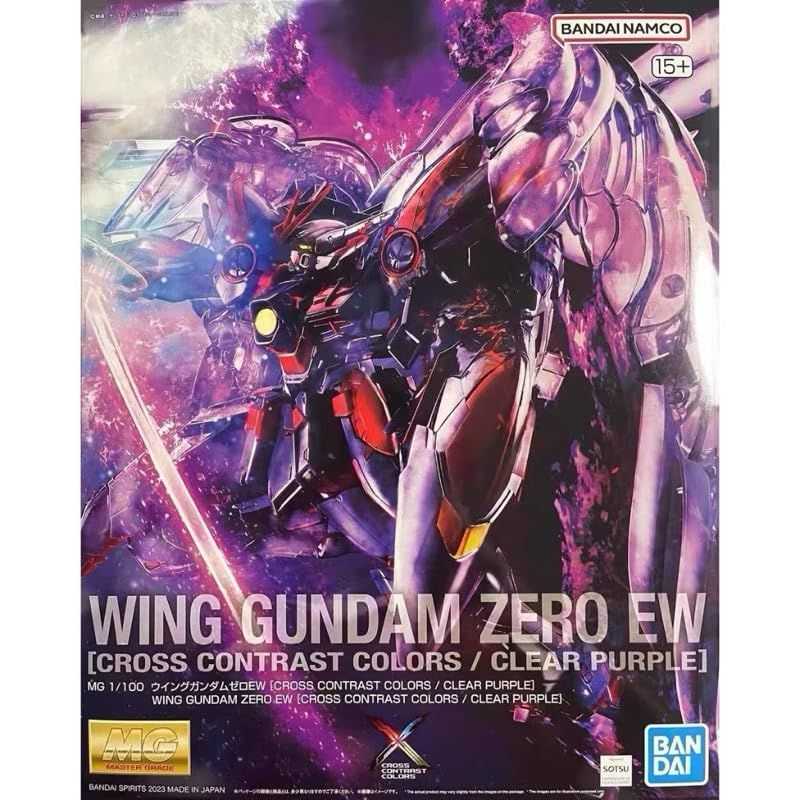 BANDAI SPRITS MG 1/100 XXXG-00W0 ウイングガンダムゼロEW [CROSS CONTRAST COLORS/CLEAR PURPLE] WING GUNDAM ZERO EW [CROSS CONTRAST COLORS/CLE