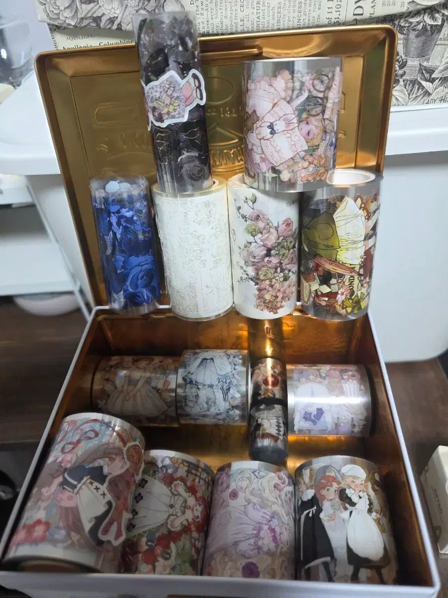 ダイアリーデコ 펫 麻マスキングテープ コレクション